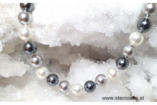 Kette Muschelkern - Perle 10mm